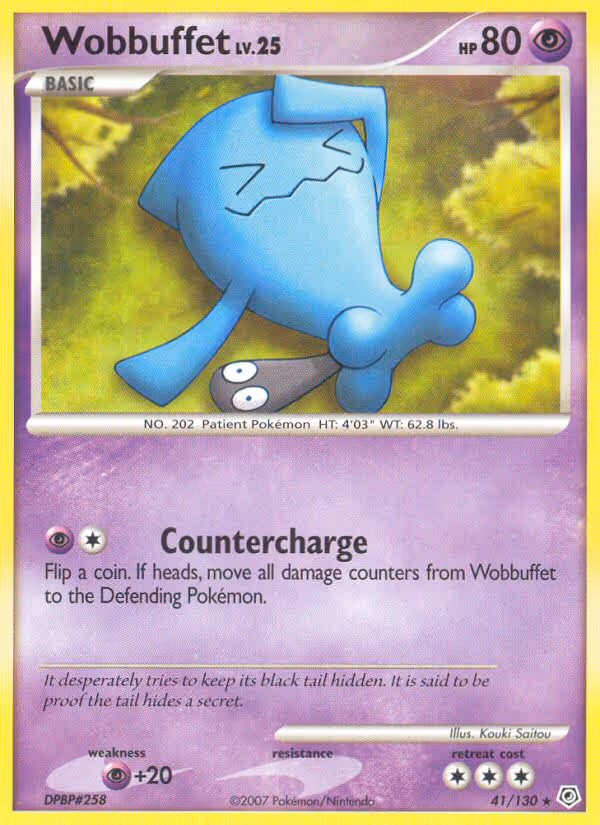 Wobbuffet 41/130 Pokemon card