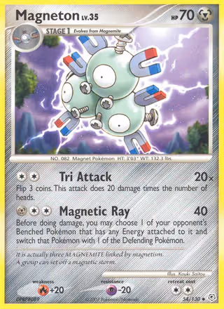 Magneton 54/130 Pokemon card