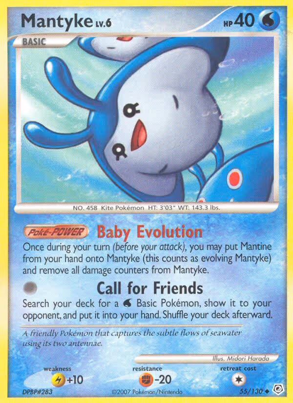 Mantyke 55/130 Pokemon card