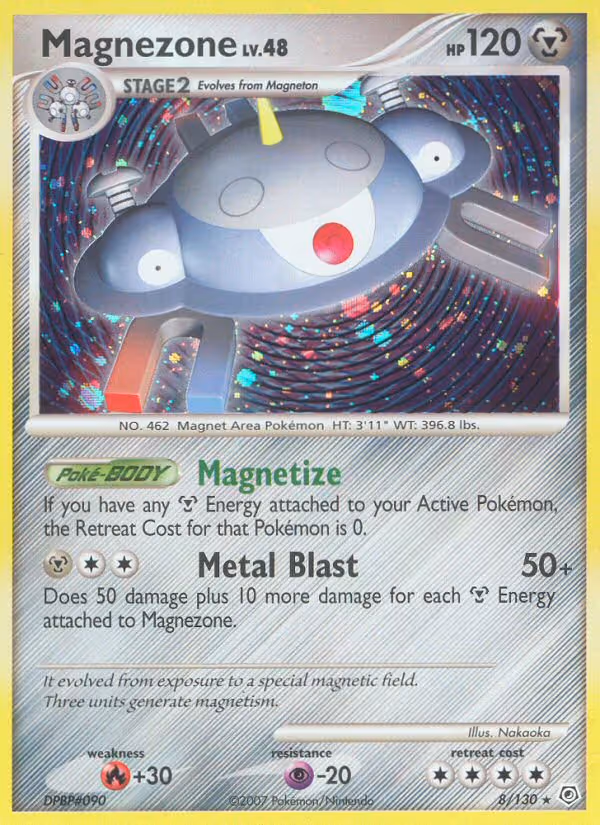 Magnezone 8/130 Pokemon card
