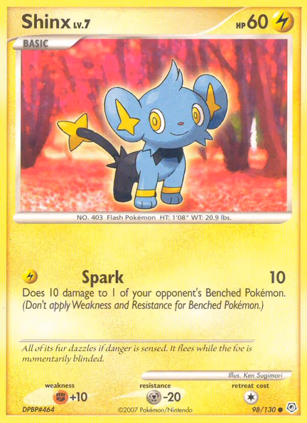 Shinx 98/130 Pokemon card