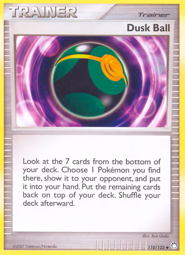 Dusk Ball 110/123 Pokemon card