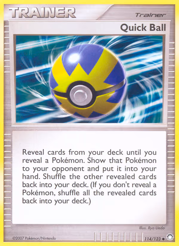Quick Ball 114/123 Pokemon card