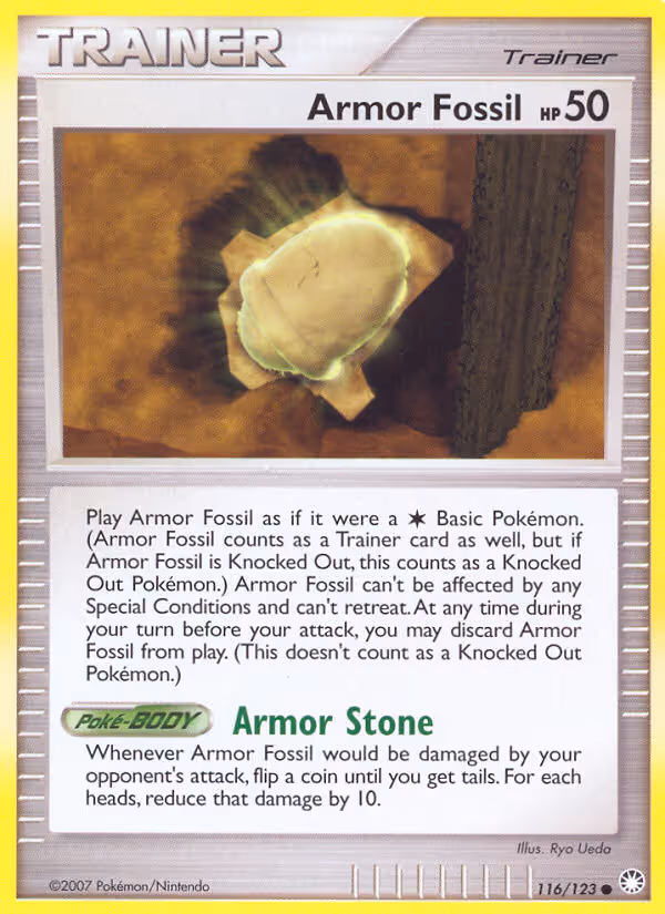 Armor Fossil 116/123 Pokemon card