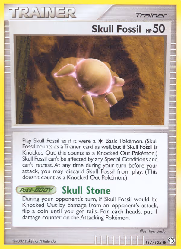 Skull Fossil 117/123 Pokemon card