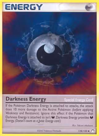 Darkness Energy 119/123 Pokemon card