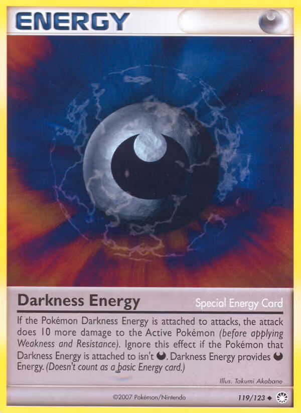 Darkness Energy 119/123 Pokemon card
