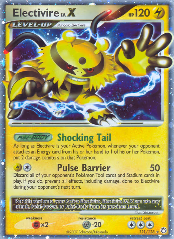 Electivire 121/123 Pokemon card