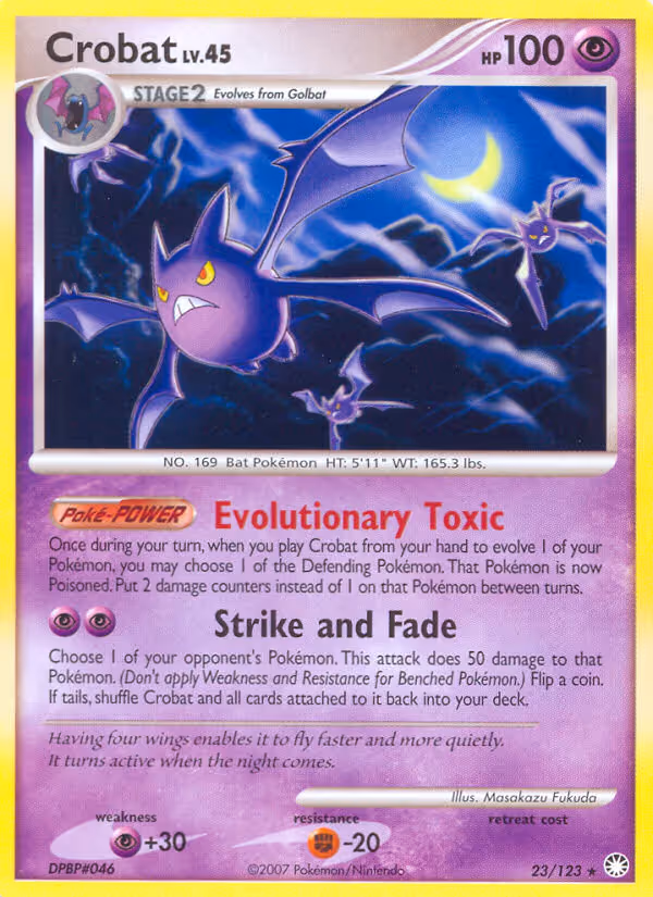 Crobat 23/123 Pokemon card