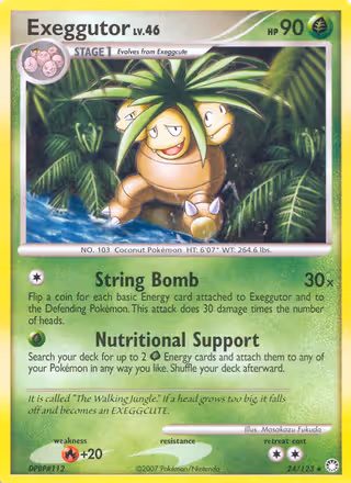 Exeggutor 24/123 Pokemon card