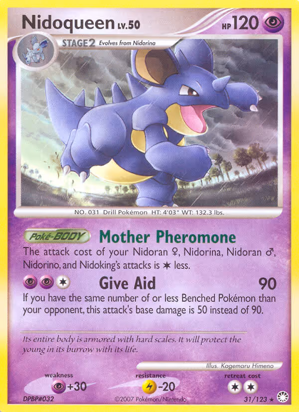 Nidoqueen 31/123 Pokemon card