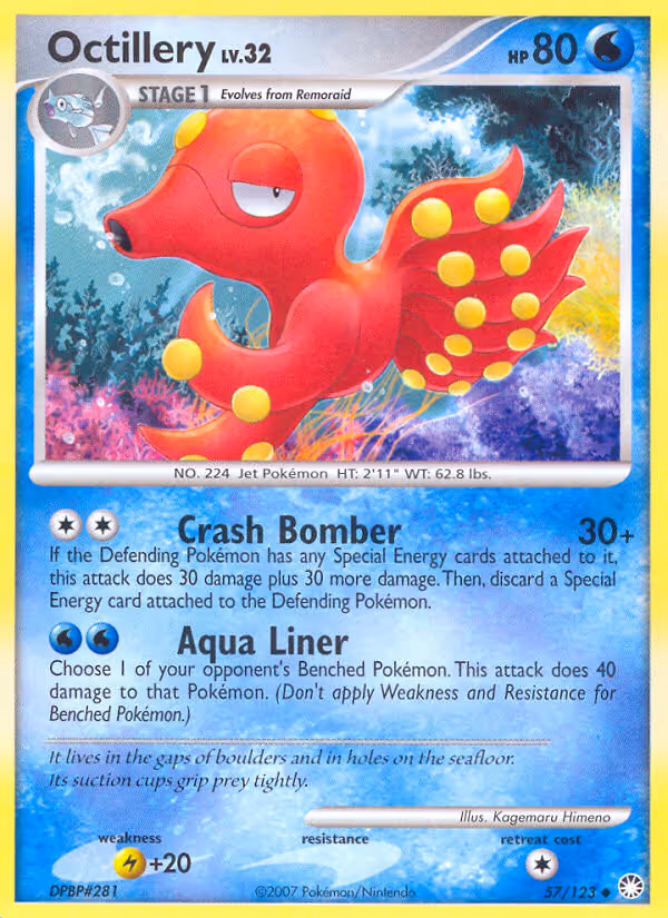 Octillery 57/123 Pokemon card