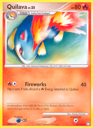 Quilava 60/123 Pokemon card