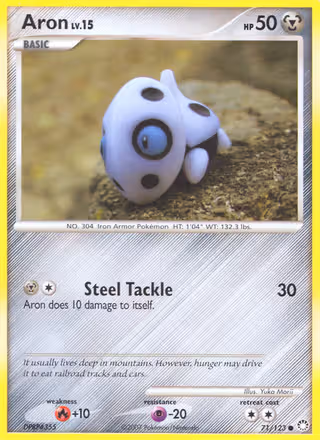 Aron 71/123 Pokemon card