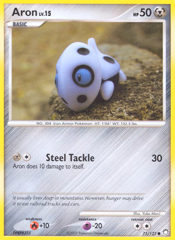 Aron 71/123 Pokemon card