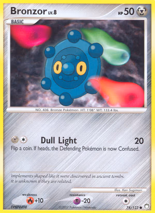 Bronzor 74/123 Pokemon card