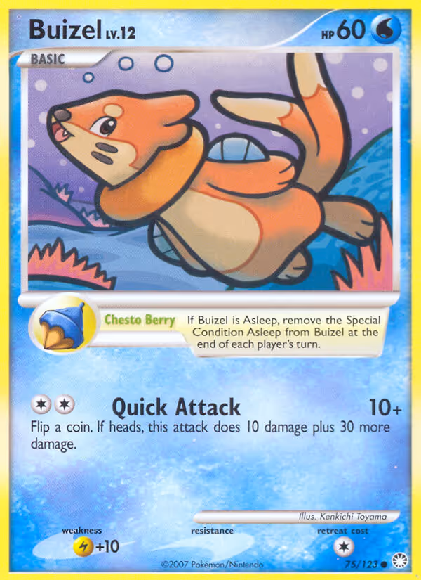 Buizel 75/123 Pokemon card