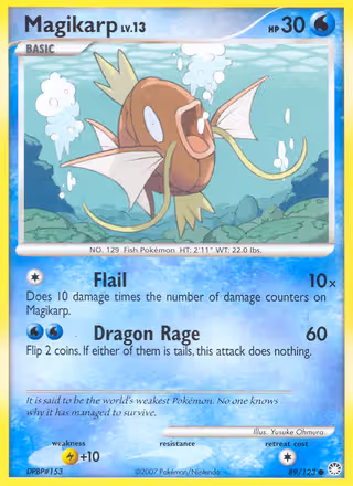 Magikarp 89/123 Pokemon card