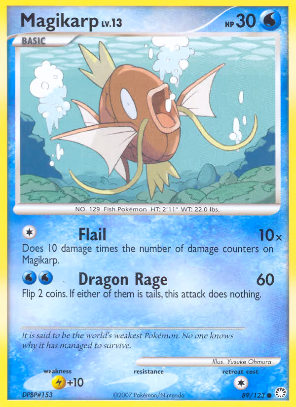 Magikarp 89/123 Pokemon card