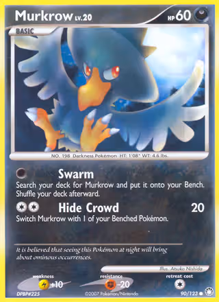 Murkrow 90/123 Pokemon card