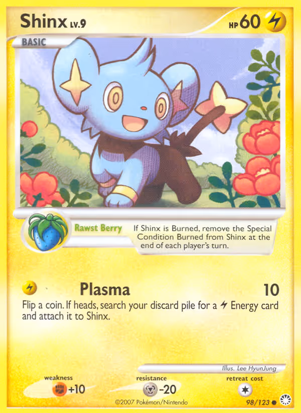 Shinx 98/123 Pokemon card