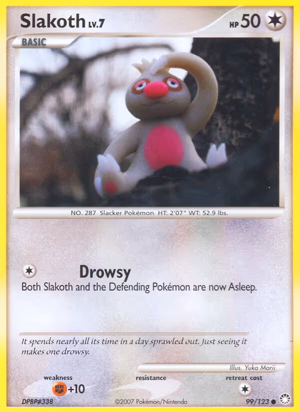 Slakoth 99/123 Pokemon card