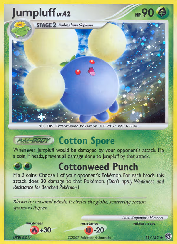 Jumpluff 11/132 Pokemon card