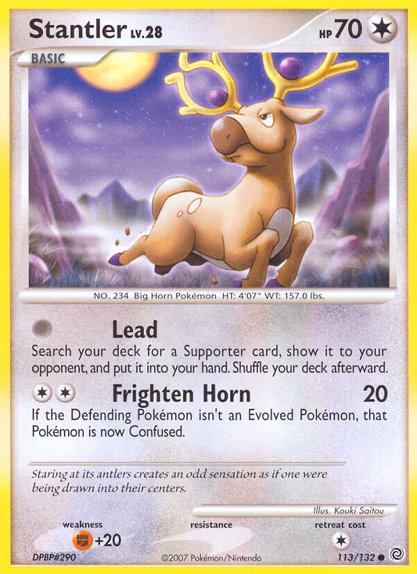 Stantler 113/132 Pokemon card