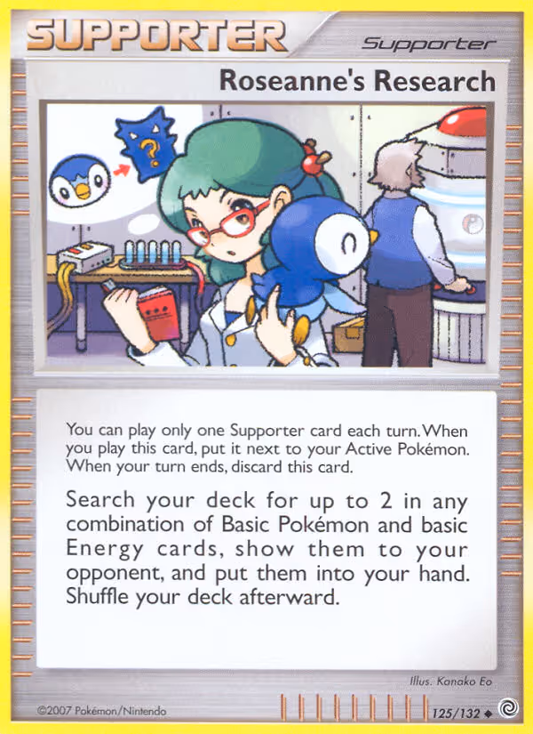 Roseanne's Research 125/132 Pokemon card