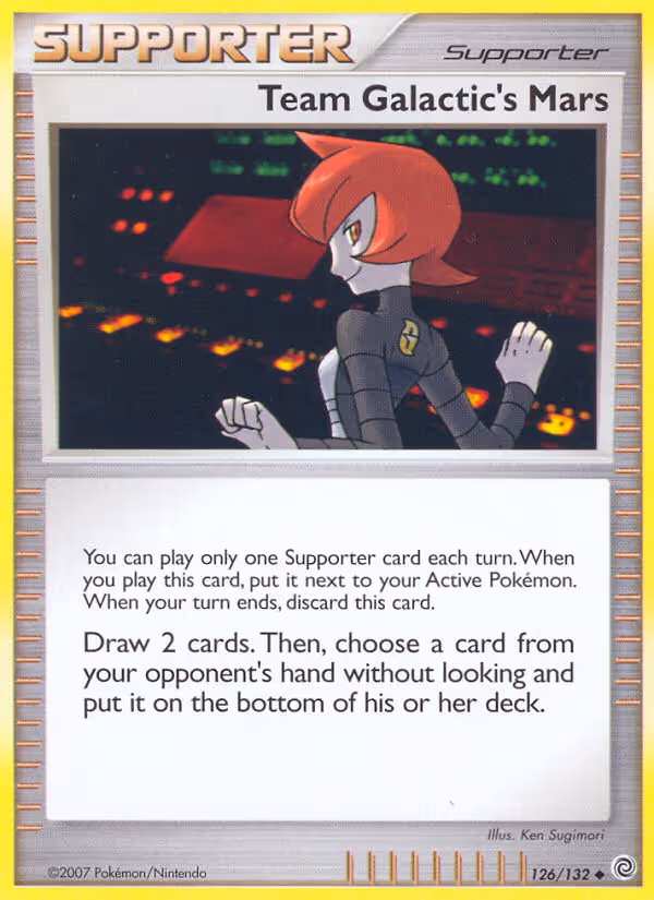 Team Galactic's Mars 126/132 Pokemon card