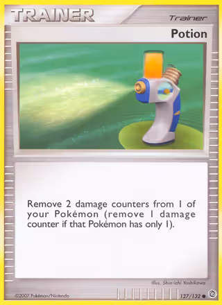 Potion 127/132 Pokemon card
