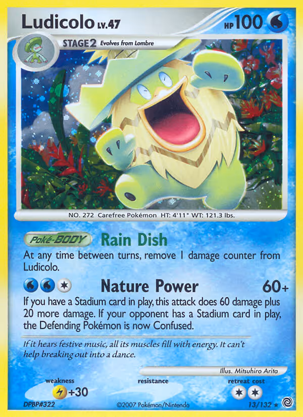 Ludicolo 13/132 Pokemon card