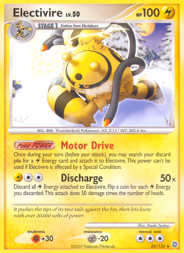 Electivire 25/132 Pokemon card