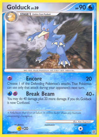 Golduck 28/132 Pokemon card