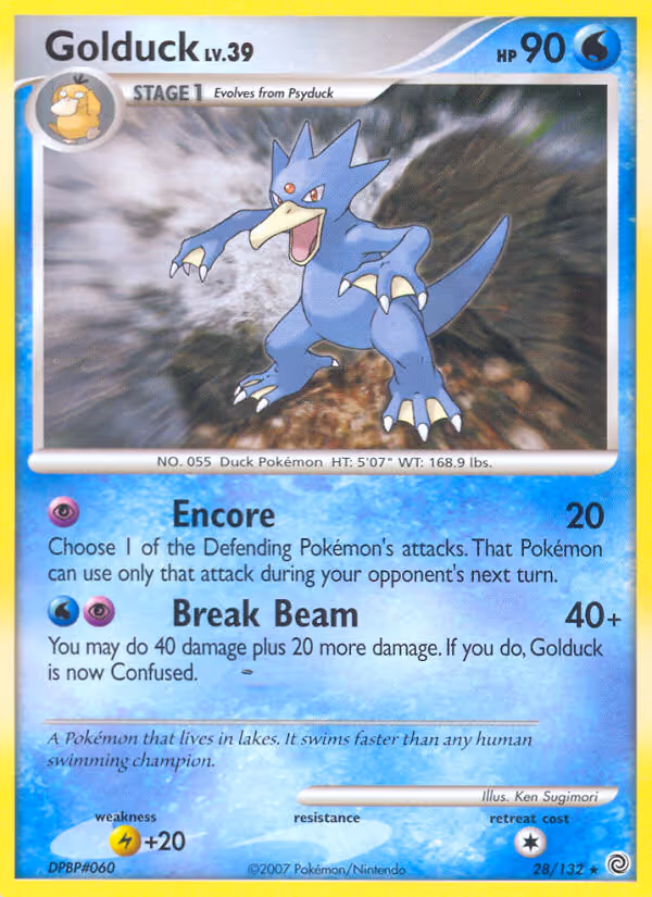 Golduck 28/132 Pokemon card