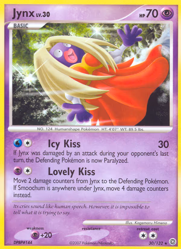 Jynx 30/132 Pokemon card