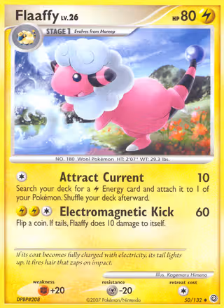 Flaaffy 50/132 Pokemon card