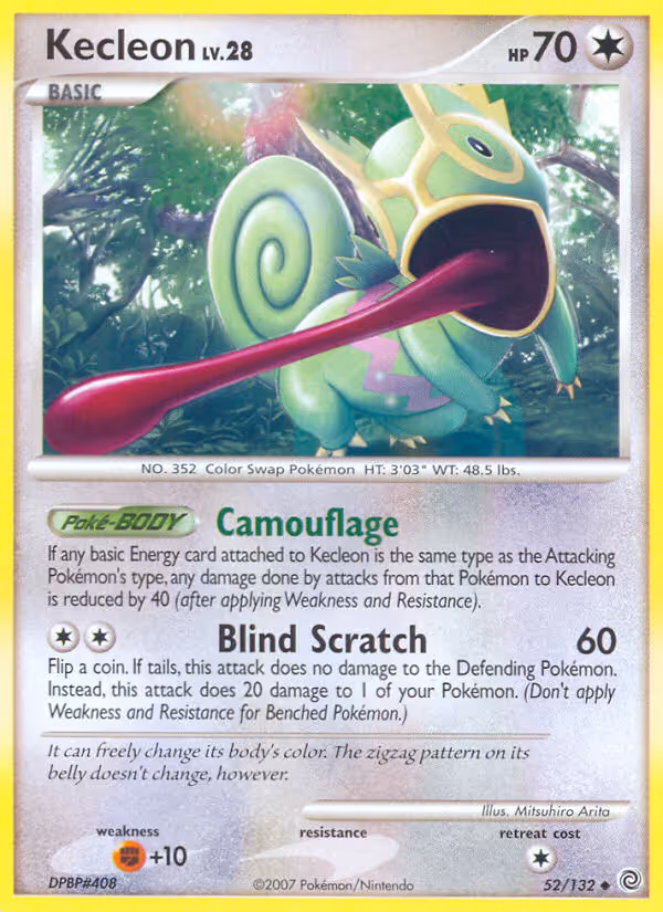 Kecleon 52/132 Pokemon card