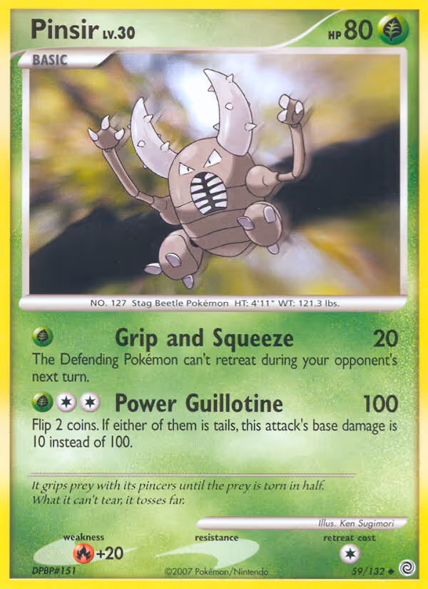 Pinsir 59/132 Pokemon card