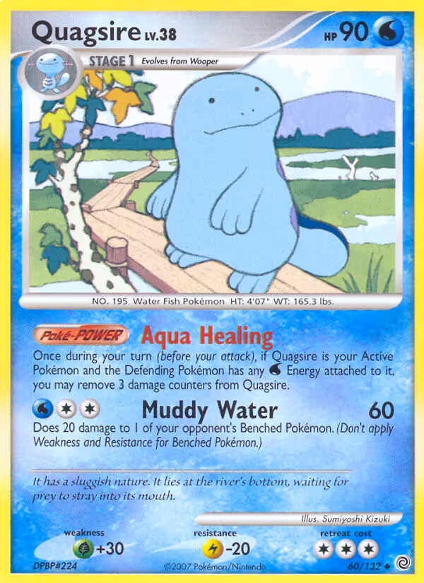Quagsire 60/132 Pokemon card