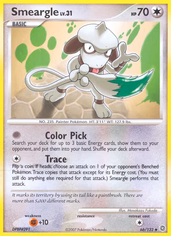 Smeargle 66/132 Pokemon card