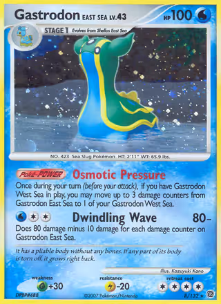 Gastrodon East Sea 8/132 Pokemon card