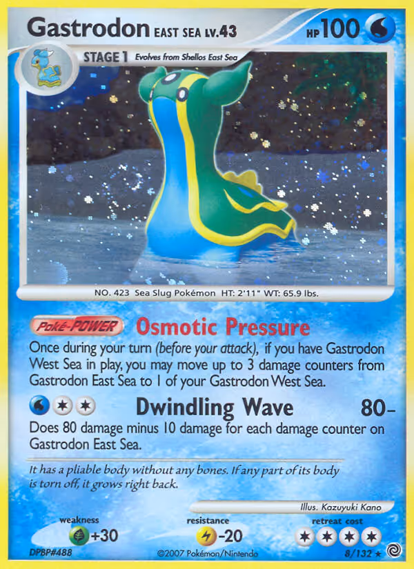 Gastrodon East Sea 8/132 Pokemon card
