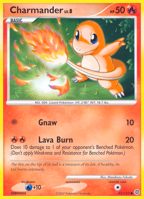 Charmander 82/132 Pokemon card