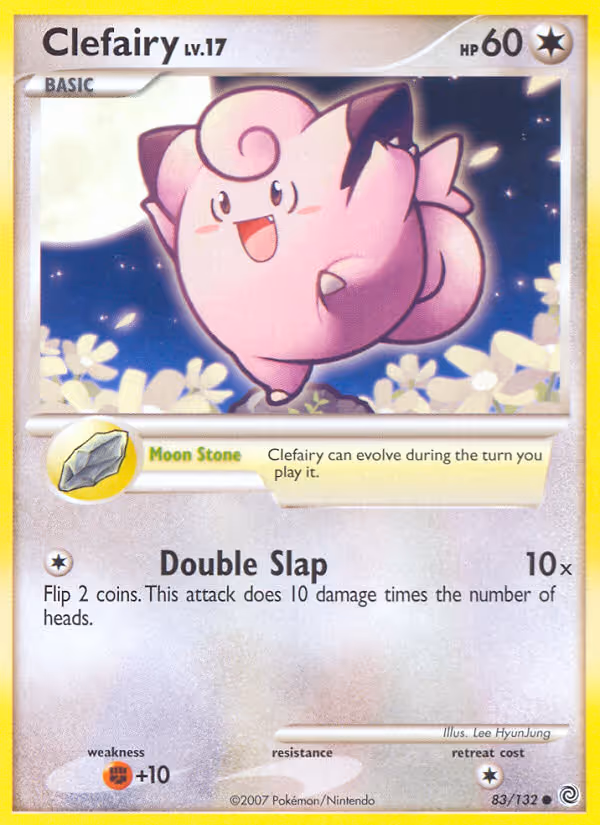 Clefairy 83/132 Pokemon card