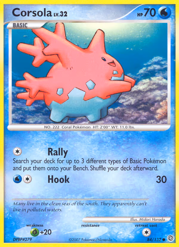 Corsola 84/132 Pokemon card