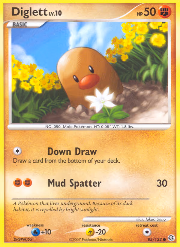 Diglett 85/132 Pokemon card