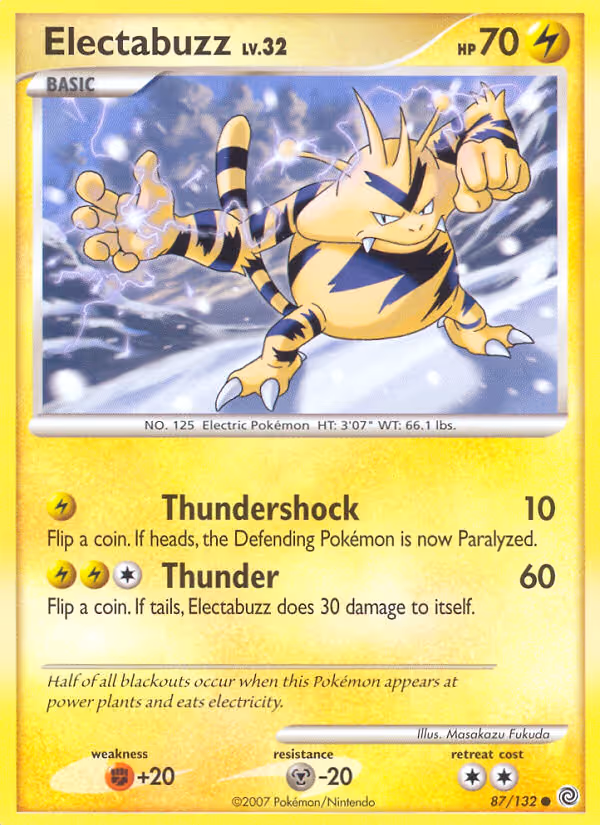 Electabuzz 87/132 Pokemon card