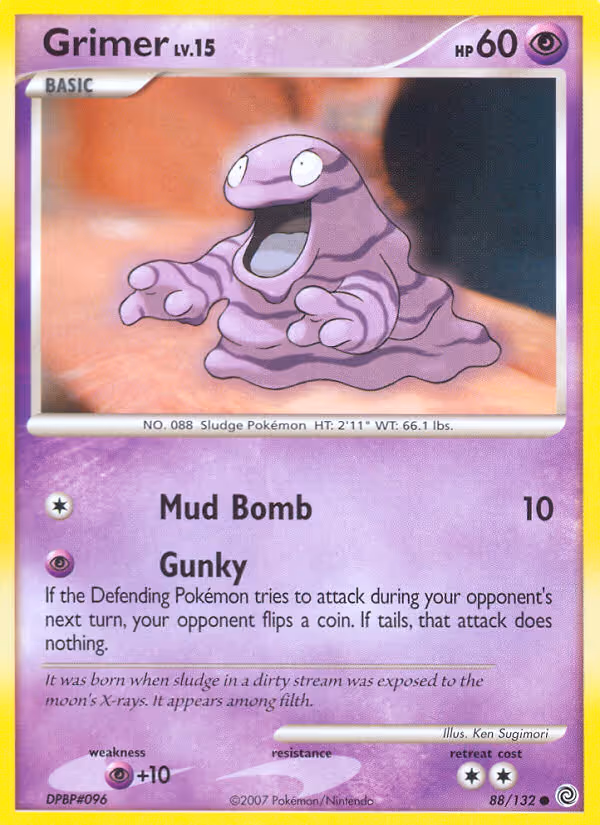 Grimer 88/132 Pokemon card