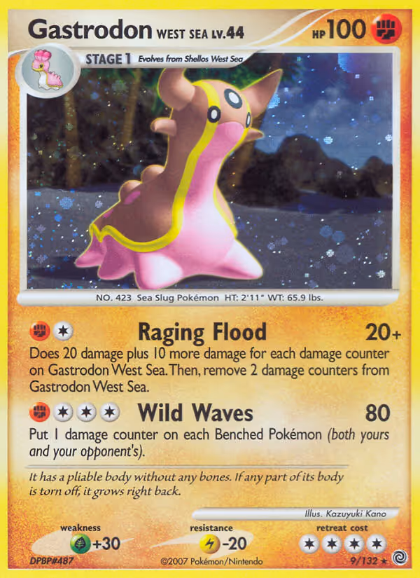 Gastrodon West Sea 9/132 Pokemon card